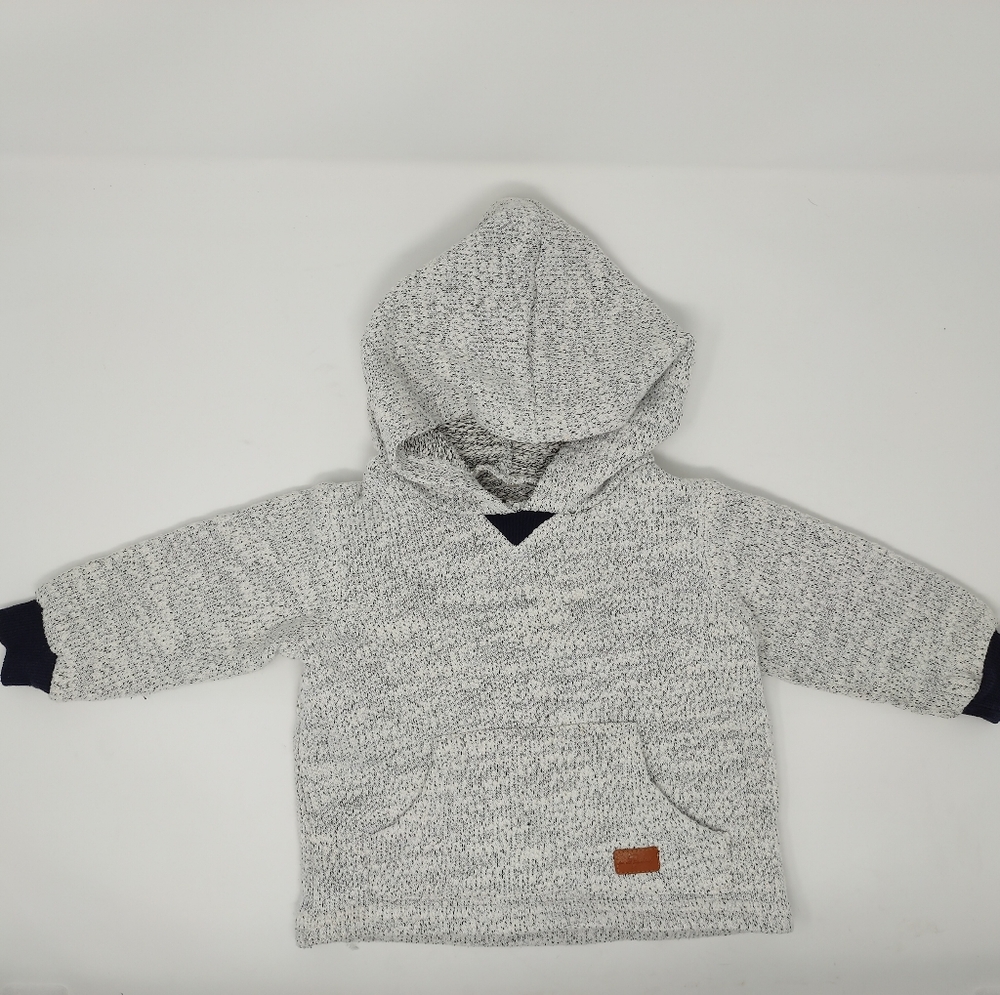 Baby 7 For All Man Kind White/ Gray Hoodies Size 18 Months